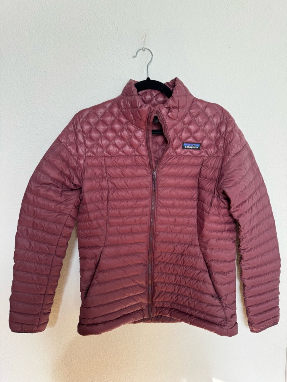 Patagonia Women's Size Med AlpLight Down Jacket - Dark Ruby
